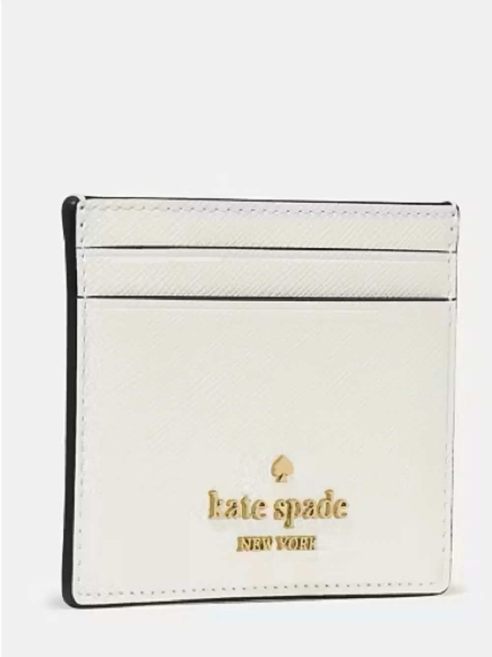 NWT Kate Spade Small Slim Card Holder• Meringue